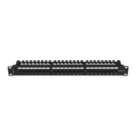 Miniatura 5 de PATCH PANEL LANBERG 24 PUERTOS 1U 19" CAT.6A UTP CON ORGANIZADOR CABLES NEGRO