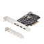 Tarjeta-PCIe-de-5-Puertos-USB-de-10Gbps-4x-USB-C---1x-USB-A