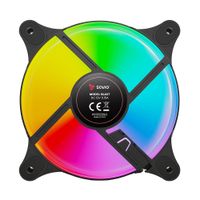 Miniatura 4 de Savio BLAST FAN SET sistema de refrigeraci  n para ordenador Carcasa del ordenador Ventilador 12 cm Negro 3 pieza s