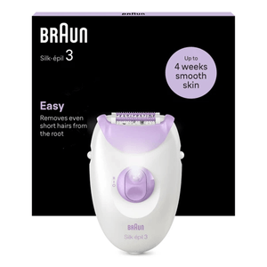DEPILADORA-ELECTRICA-BRAUN-SILK-EPIL-3-SE3-000-RODILLO-MASAJE-LUZ-SMARTLIGHT
