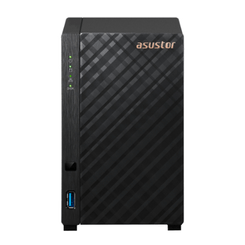 SERVIDOR NAS ASUSTOR DRIVESTOR 2 GEN2 AS1202T 2 BAHIAS Quard-Core 1.7GHz 2.5GbE  1GB DDR4 3xUSB 3,0