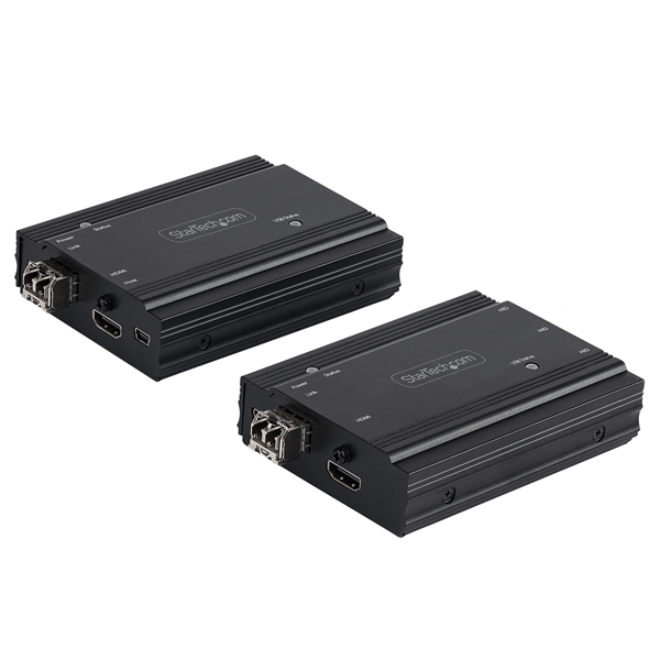 EXTENSOR ALARGADOR KVM HDMI 4K POR FIBRA 300M 2X SFP+ MMF