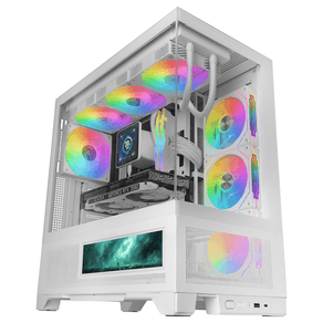 CAJA-ATX-SEMITORRE-MARS-GAMING-MCLCDX-BLANCO-CRISTAL-TEMPLADO-CONTINUO-LCD-GPU-425mm-3x2.5-o-3x3.5