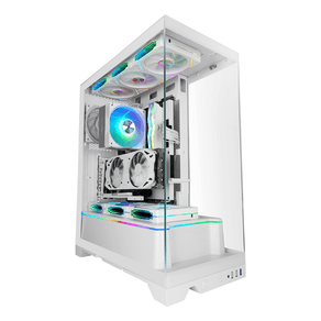 Caja MARS GAMING  MCPRISMAW RGB Blanco