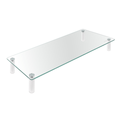 Tooq TQMR061 Soporte elevador monitores vidrio