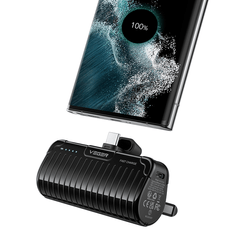 VEGER PLUGON C VG W0558 PRO 5000 Powerbank Type C Bulit in with KickStand
