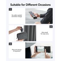 Miniatura 9 de VEGER PLUGON C VG W0558 PRO 5000 Powerbank Type C Bulit in with KickStand