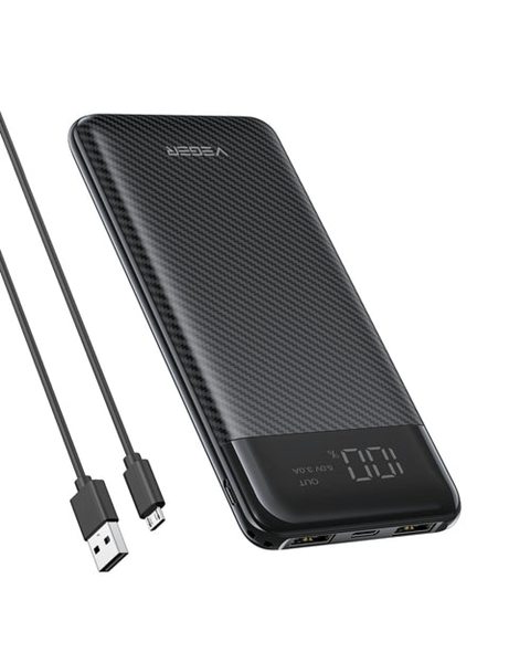 VEGER L11 10000 mAh Cargador inal mbrico Negro