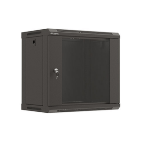 ARMARIO-LANBERG-MURAL-RACK-19--9U-540X350-FLAT-PACK-NEGRO-PUERTA-CRISTAL