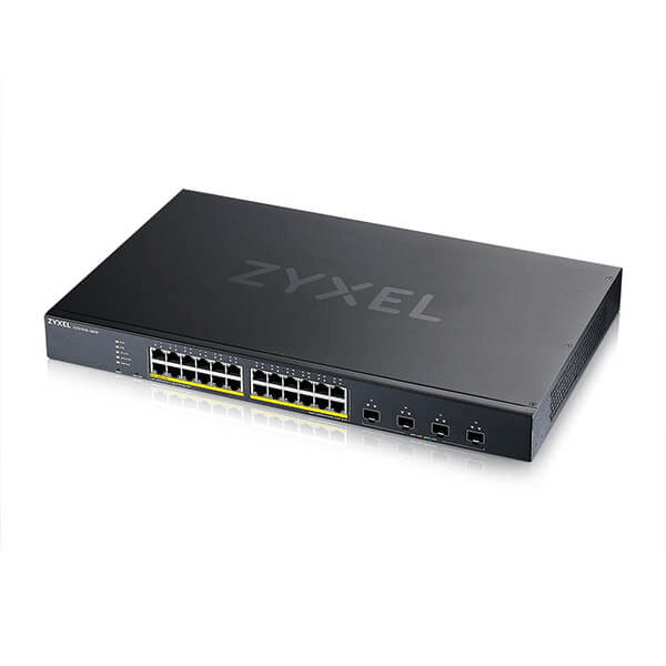 Zyxel XGS1935-28HP 28 Port Smart Managed PoE Switch 24x Gigabit PoE and 4x 10G SFP+