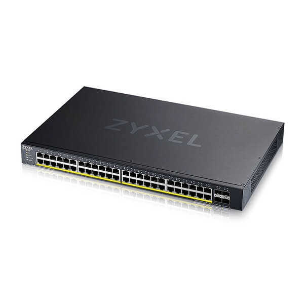 Zyxel XGS1935-52HP 52 Port Smart Managed PoE Switch 48x Gigabit PoE and 4x 10G SFP+