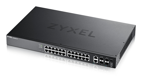 ZYXEL XGS2220-30, L3 ACCESS SWITCH, 24X1G RJ45 2X10MG RJ45, 4X10G SFP+ UPLINK, INCL. 1 YR NEBULAFLEX PRO