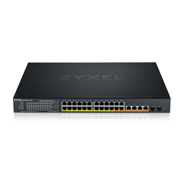 ZYXEL XMG1930-30HP 24-PORT 2.5GBE SMART MANAGED LAYER 2 POE 700W 22XPOE+/8XPOE++ SWITCH WITH 4 10GBE AND 2 SFP+ UPLINK