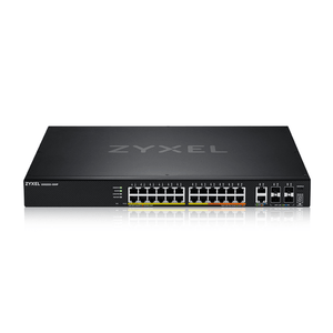 ZYXEL XGS2220-30HP, L3 ACCESS SWITCH, 400W POE, 16XPOE+/10XPOE++, 24X1G RJ45 2X10MG RJ45, 4X10G SFP+ UPLINK, INCL. 1 YR NEBULAFLEX PRO