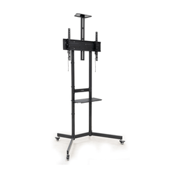 SOPORTE DE SUELO CON RUEDAS TOOQ FS1151M-B PANTALLAS DE 37" - 70" MAX 70KG VESA MAX. 600x400 BANDEJA