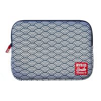 Miniatura 2 de Bundle Funda Sleeve para Port  til de 13 y 14 pulgadas Smile Kimono de Neopreno estampado Japon  s Seigaiha