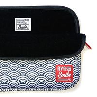 Miniatura 11 de Bundle Funda Sleeve para Port  til de 13 y 14 pulgadas Smile Kimono de Neopreno estampado Japon  s Seigaiha
