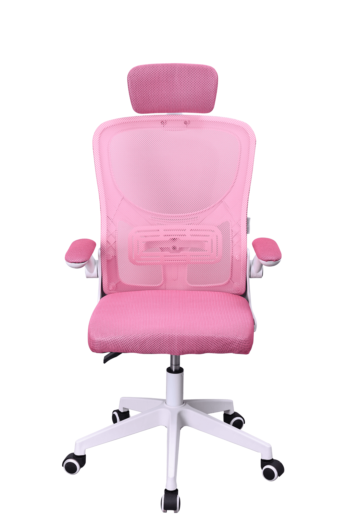 SILLA ERGONOMICA MARS GAMING MGCERGOPLUSWPK ROSA Y BLANCO MALLA TRANSPIRABLE REPOSACABEZAS