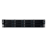 Miniatura 1 de UNYKA  Servidor Rack Hot Swap 2U / 12 Bahías  Negro, Plata