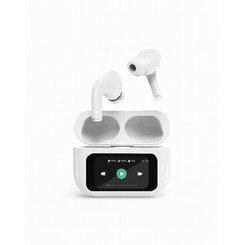 AURICULARES GEMBIRD TWS-LCD-ANC-01-W BLANCO BT