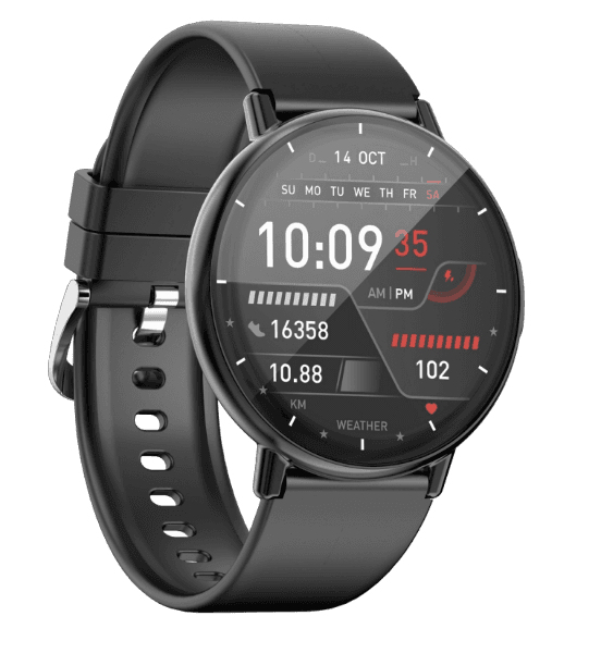 SMARTWATCH AIWA SW-A800 NEGRO PANTALLA LCD 1.4" LLAMADAS BLUETOOTH IP67 100 MODOS DE DEPORTE NOTIFICACIONES CONTROL DE SALUD COMPATIBLE ANDROID IOS