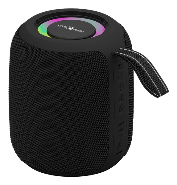 ALTAVOZ PORTATIL GEMBIRD 8W BT LED RGB NEGRO