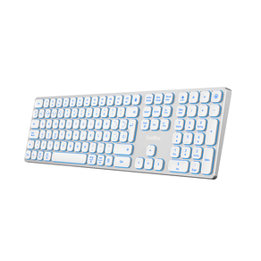 Coolbox Teclado Inal.Retroil. MOONLIGHT B431 Blanc