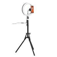 Miniatura 1 de TRIPODE PROFESIONAL CON ARO LUZ Y SOPORTE DE SMARTPHONE CON SUJECCION IMANTADA