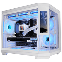 Miniatura 1 de CAJA ATX SEMITORRE GAMING MARS GAMING MC3TCORELCDM 3 CRISTAL TEMPLADO PANTALLA LCD 2x3.5 3x2.5 GPU