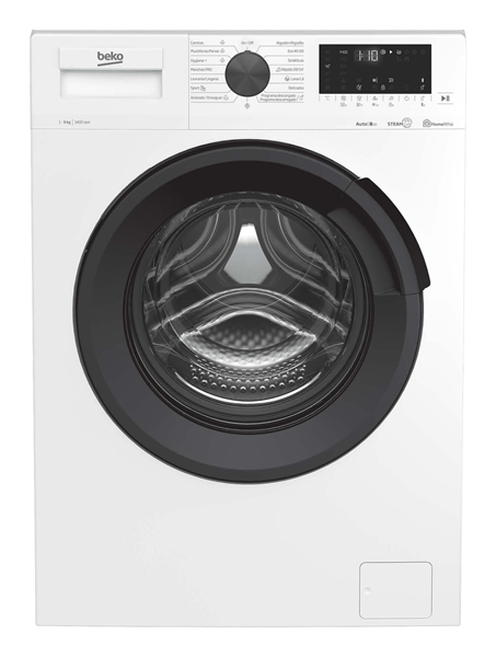 LAVADORA CARGA FRONTAL BEKO BM3WFT3941WB 9 KG 1400 RPM A BLANCO