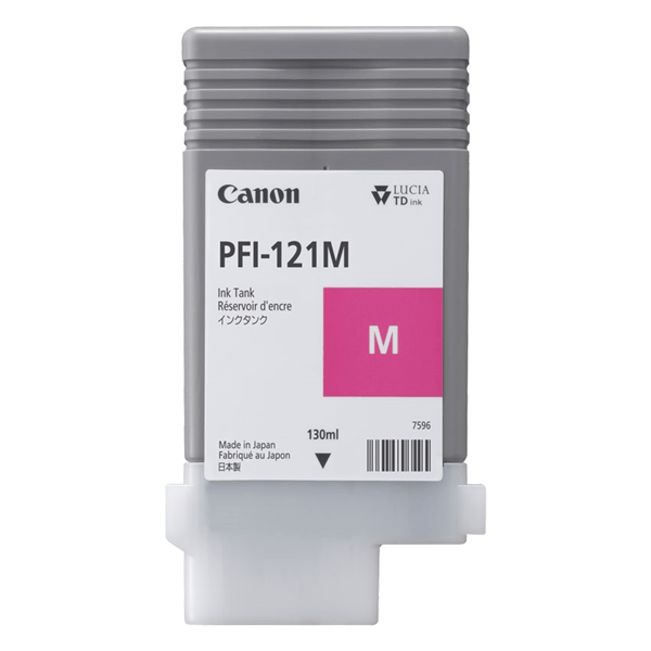 CANON Tinta gran formato Magenta para TM-255,TM-350,TM-355 PFI-121M 130ml