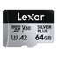 LEXAR-64GB-LEXAR-HIGH-PERFORMANCE-SILVER-PLUS-MICROSDXC-UHS-I-UP-TO-205MB-S-READ-100MB-S-WRITE-C10-A2-V30-U3-WITH-ADAPTER