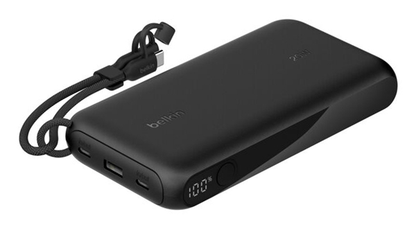 POWER BANK 20K W7CAB DISPLAY BK