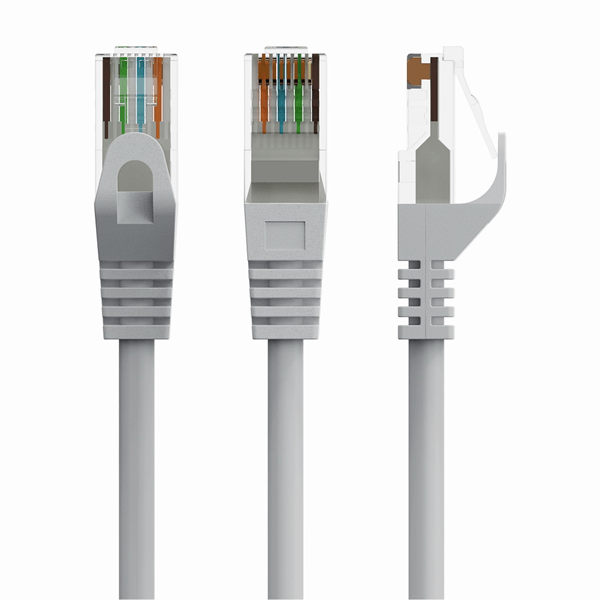 CABLE RED GEMBIRD UTP CAT6 7.5M COBRE GRIS