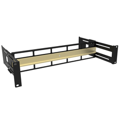 WP 2U DIN BAR FOR 19" , ADJUSTABLE DEPTH, BLACK  (WPN-AVA-DR01)