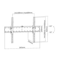 Miniatura 9 de 37"-70" TILT TV WALL BRACKET