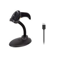 Miniatura 8 de USB 1D Laser Barcode Scanner  with Stand