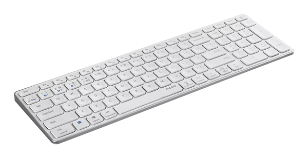 TECLADO RAPOO WIRELESS Y BLUETOOTH E9700M PORTUGUES 2.4GHz BT 3.0 5.0 DISE??O ULTRAFINO BATERIA