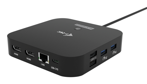 i-tec USB-C Dual HDMI Docking Station Power Delivery 100W