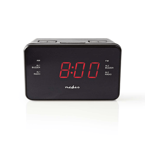 RADIO-RELOJ-NEDIS-CLAR002BK