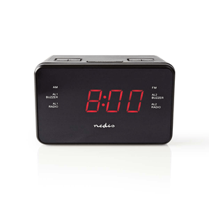 RADIO-RELOJ-NEDIS-CLAR002BK