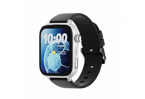 SaveFamily SaveWatch Plus 2 Reloj Inteligente para ni os 4G Esfera Blanca correa silicona Negra