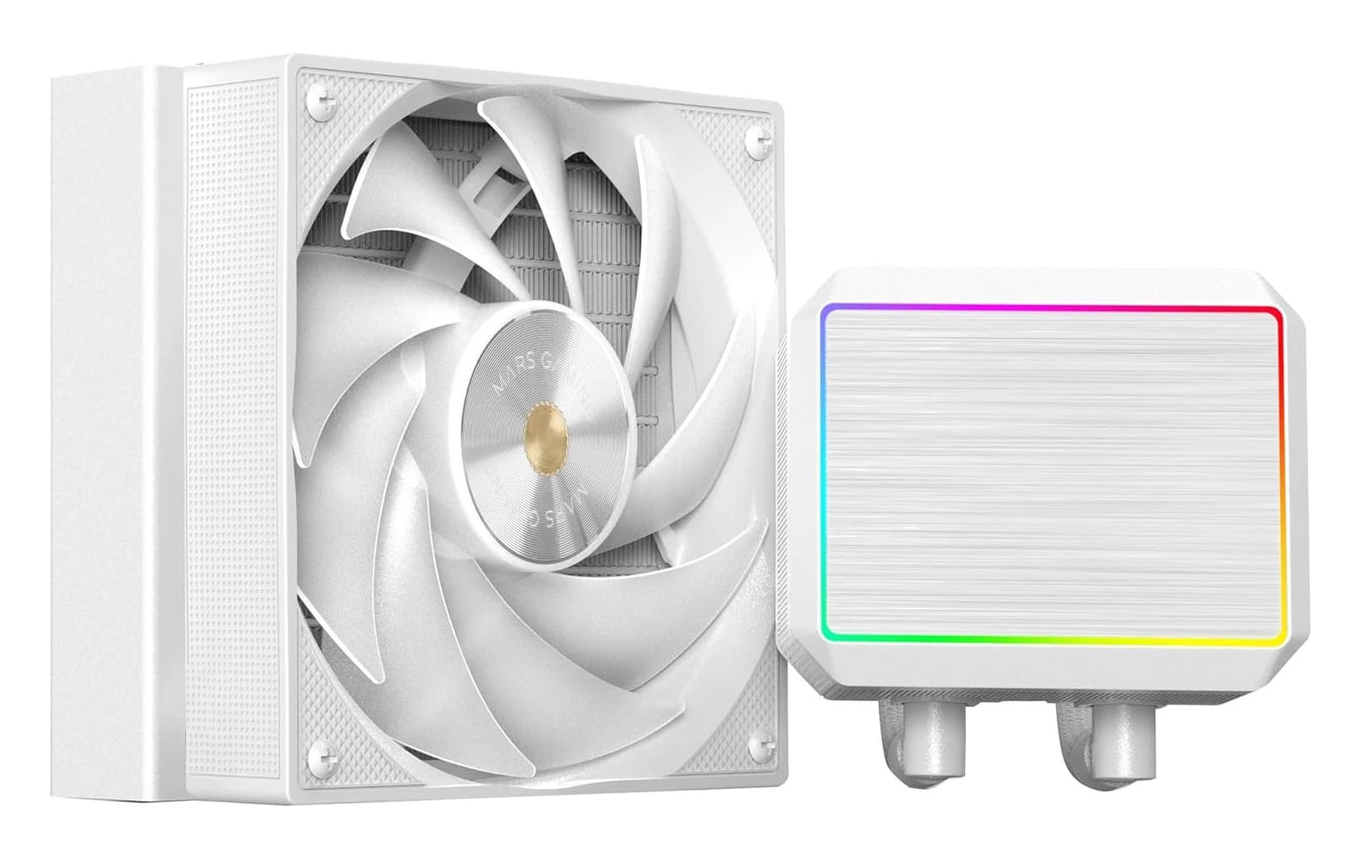SISTEMA DE REFRIGERACION LIQUIDA MARS GAMING MLPROII120W 1X120mm 300W TDP PANTALLA LCD BLANCO