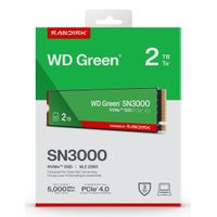 Miniatura 5 de WESTERN DIGITAL Green WD Green SN3000 NVMe  SSD 2048GB M.2  5000MB/s PCI Express 4.0 NVMe