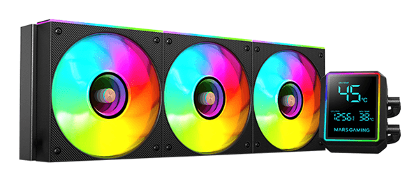 MARS GAMING Refrig. Líquida MLLCDPRO360 AIO NEGRO
