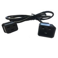 Miniatura 2 de OUTPUT CABLE IEC C20 / C19 1.8 M 16  A
