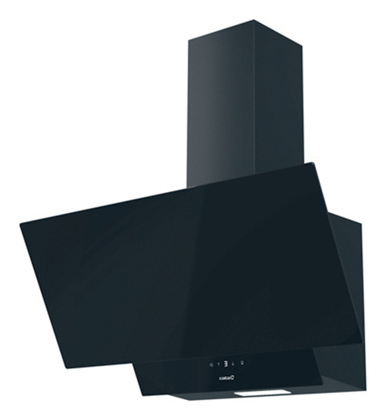 CAMPANA CHIMENEA CATA JUNO 7000 GBK ANCHO 70 CM NEGRA