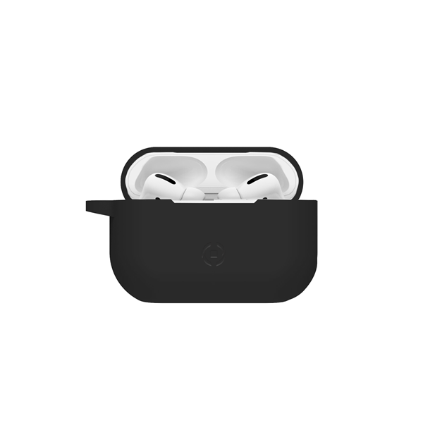CELLY FUNDA DE SILICONA ESTUCHE AIRPODS PRO NEGRA