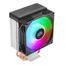 VENTILADOR CON DISIPADOR DE CPU MARS GAMING MCPUX3 TDP 190W PWM LOW PROFILE FRGB NEGRO