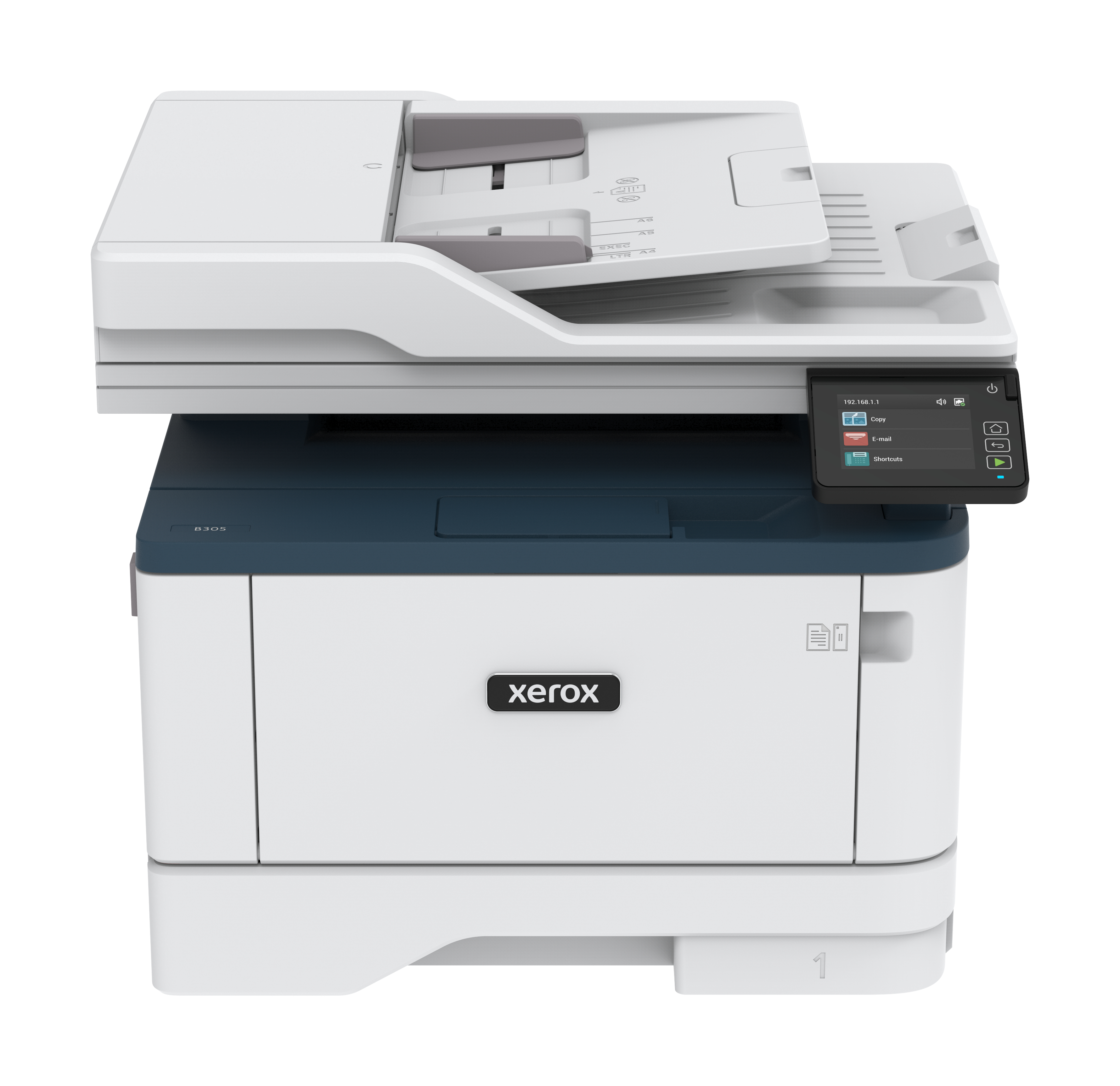XEROX Xerox B305 A4 38 ppm Inalámbrica a doble cara Copia/impresión/escaneado/fax PS3 PCL5e/6 2 bandejas 350 hojas Multifunción A4 Wifi Laser Dúplex